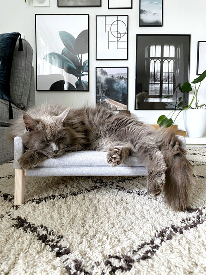 Cat Bed - Light Grey